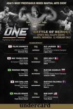 Watch ONE FC 2 Battle of Heroes Undercard Movies123