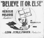 Watch Believe It or Else (Short 1939) Movies123
