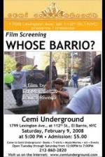 Watch Whose Barrio Movies123