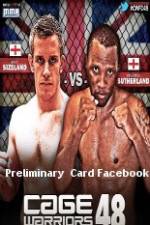 Watch Cage Warriors 48 Preliminary Card Facebook Movies123