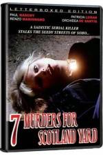 Watch Seven Murders for Scotland Yard Movies123