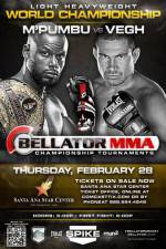 Watch Bellator 91 Christian MPumbu vs. Attila Vegh Movies123